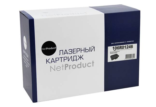 Картридж NetProduct (N-106R01246) для Xerox Phaser 3428D/3428DN, 8K