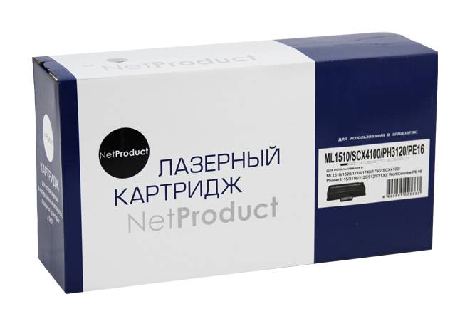 Картридж NetProduct (N-ML-1710) для Samsung ML-1510/SCX4100/4016/Xerox Ph3120/PE16, 3K