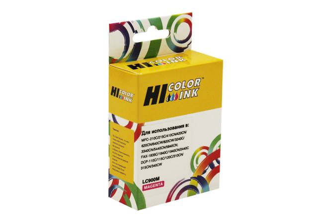 Картридж Hi-Black (HB-LC-900M) для Brother DCP-115C/120С/MFC-210C/410СN, M