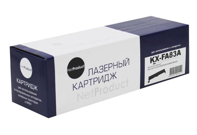 Тонер-картридж NetProduct (N-KX-FA83A) для Panasonic KX-FL513RU/511/541/543/FLM653, 2,5K