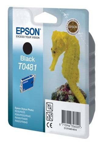 Картридж Epson Stylus Photo R200/R300/RX500/RX600 (O) C13T04814010, BK