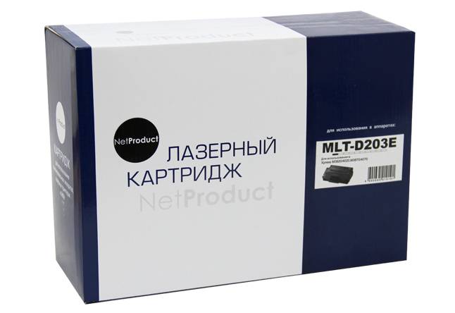 Картридж NetProduct (N-MLT-D203E) для Samsung SL-M3820/3870/4020/4070, 10K