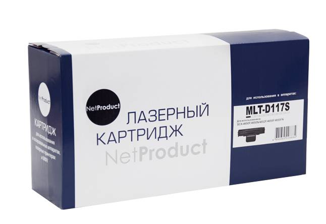 Картридж NetProduct (N-MLT-D117S) для Samsung SCX-4650/4650N/4655F/4655FN, 2,5K