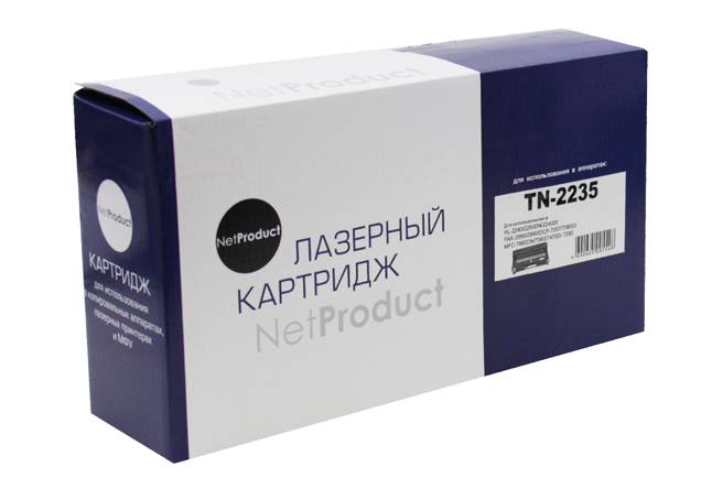 Тонер-картридж NetProduct (N-TN-2235) для Brother HL-2240R/2250/2270/2130/MFC7360, 1,2K