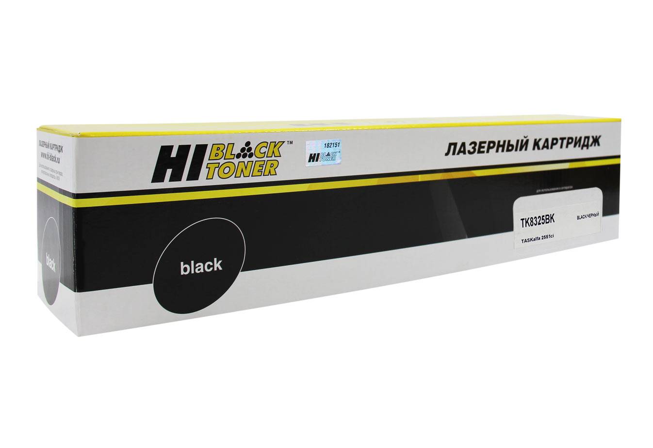Тонер-картридж Hi-Black (HB-TK-8325Bk) для Kyocera-Mita TASKalfa 2551ci, Bk, 18K