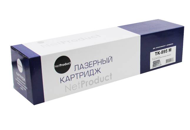 Тонер-картридж NetProduct (N-TK-895M) для Kyocera-Mita FS-C8025MFP/8020MFP, M, 6K