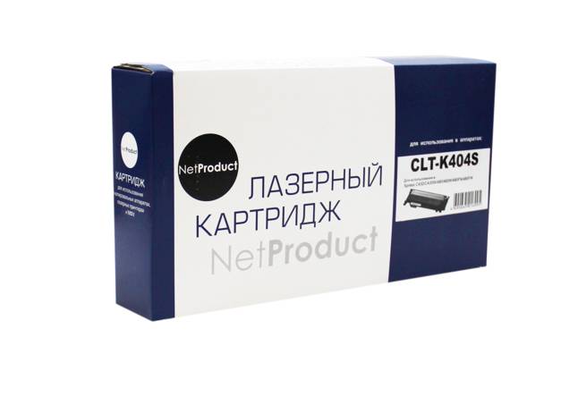 Тонер-картридж NetProduct (N-CLT-K404S) для Samsung Xpress C430/C430W/480/W/FN, Bk, 1,5K