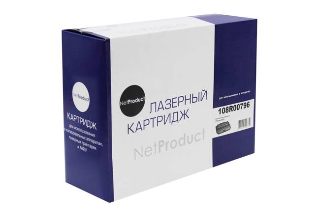 Картридж NetProduct (N-108R00796) для Xerox Phaser 3635, 10K