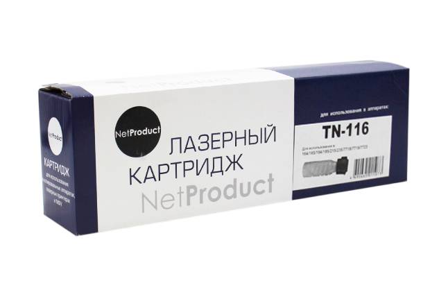 Тонер-картридж NetProduct (N-TN-116/TN-118) для Minolta Bizhub 164, 5,5K