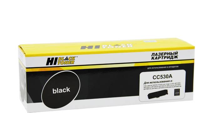 Картридж Hi-Black (HB-CC530A/№ 718) для HP CLJ CP2025/CM2320/Canon LBP7200, Bk, 3,5K