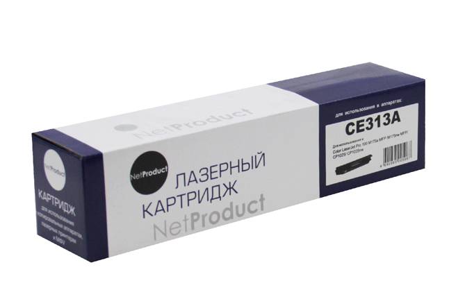 Тонер-картридж NetProduct (N-CE313A) для HP CLJ CP1025/1025nw/Pro M175, M, 1K