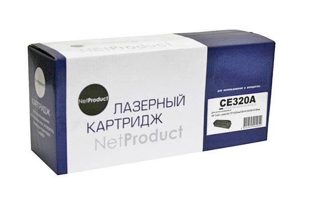 Картридж NetProduct (N-CE320A) для HP CLJ Pro CP1525/CM1415, Bk, 2K