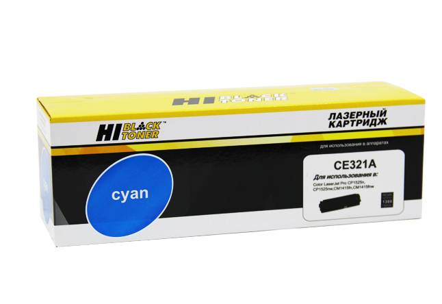 Картридж Hi-Black (HB-CE321А) для HP CLJ Pro CP1525/CM1415, № 128A, C, 1,3K