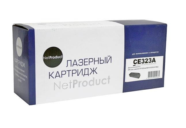 Картридж NetProduct (N-CE323A) для HP CLJ Pro CP1525/CM1415, M, 1,3K