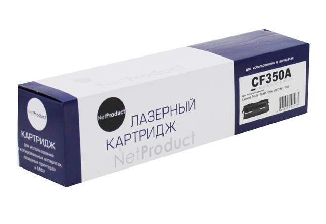 Тонер-картридж NetProduct (N-CF350A) для HP CLJ Pro MFP M176N/M177FW, Bk, 1,3K