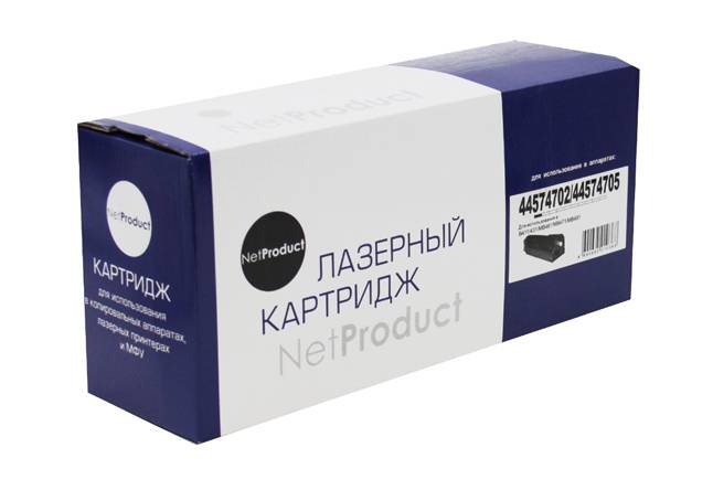 Тонер-картридж NetProduct (N-44574702/44574705) для OKI B411/B431/MB461/MB471/MB491, 3K