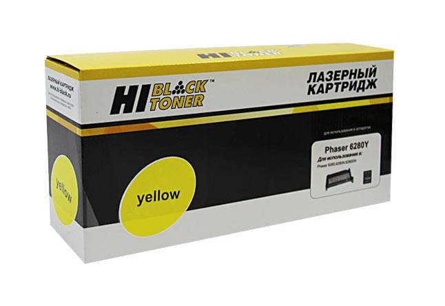 Картридж Hi-Black (HB-106R01394) для Xerox Phaser 6280DN/6280N, Y, 7K