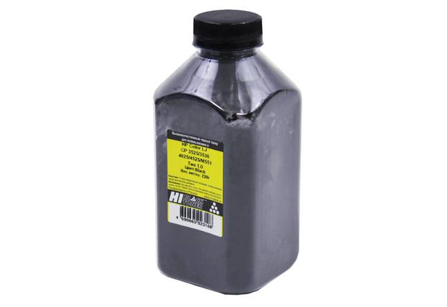 Тонер Hi-black для HP Color LJ CP 3525/3530/4025/4525/M551, Тип 1.0, Bk, 220 г, банка