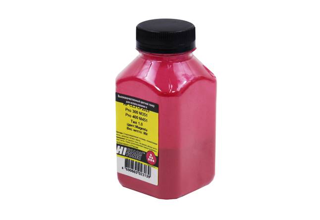 Тонер Hi-Black для HP CLJ CP2025/Pro 300 M351/Pro 400 M451, Тип 1.0, M, 80 г, банка