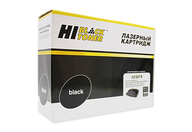 Картридж Hi-Black (HB-CF287X) для HP LJ M506dn/M506x/M527dn/M527f/M527c, 18K