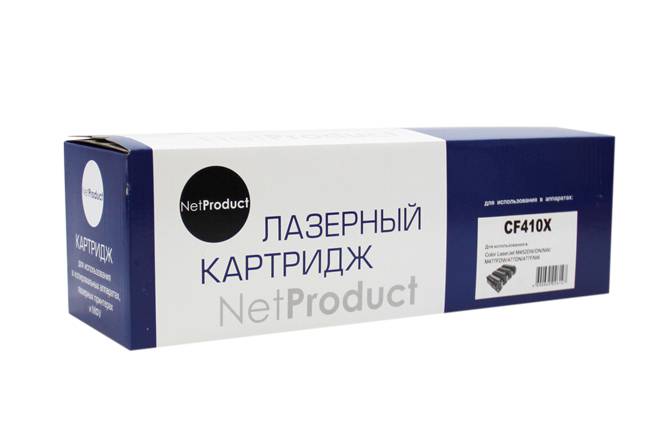 Картридж NetProduct (N-CF410X) для HP CLJ M452DW/DN/NW/M477FDW/477DN/477FNW, Bk, 6,5K