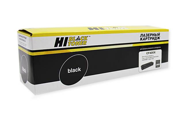 Картридж Hi-Black (HB-CF400X) для HP CLJ M252/252N/252DN/252DW/277n/277DW,№201X, Bk, 2,8K