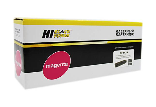 Картридж Hi-Black (HB-CF413X) для HP CLJ M452DW/DN/NW/M477FDW/477DN/477FNW, M, 5K