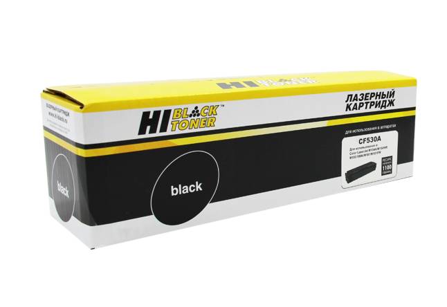 Картридж Hi-Black (HB-CF530A) для HP CLJ Pro M154A/M180n/M181fw, Bk, 1,1K