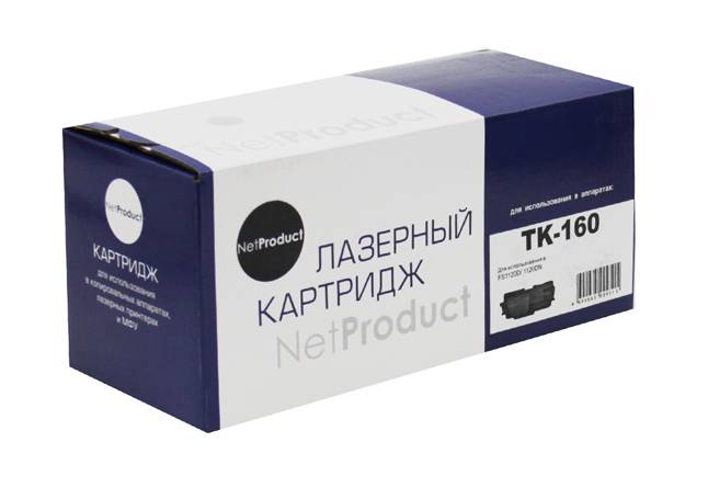 Тонер-картридж NetProduct (N-TK-160) для Kyocera-Mita FS-1120D/ECOSYS P2035d, 2,5K