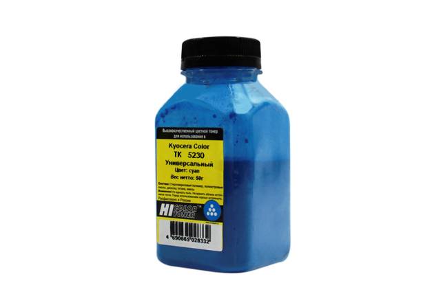 Тонер Hi-Black Универсальный для Kyocera Color TK-5230, С, 50 г, банка