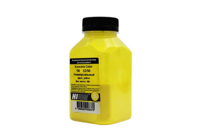 Тонер Hi-Black Универсальный для Kyocera Color TK-5230, Y, 50 г, банка