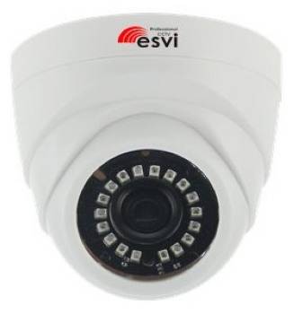 EVC-DL-S20-P/A/C купольная IP видеокамера, 2.0Мп, f=3.6мм, POE, аудио вх., SD