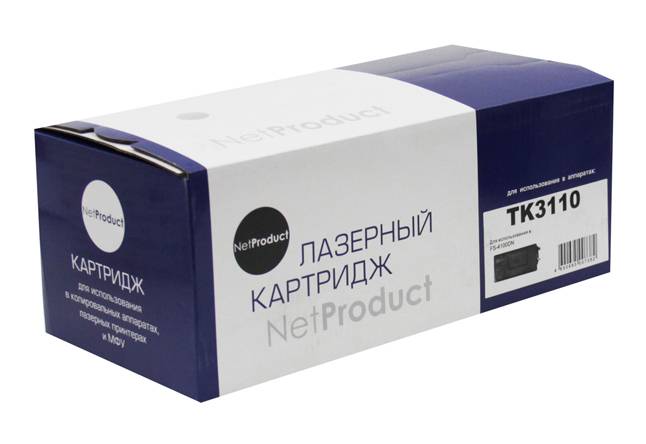 Тонер-картридж NetProduct (N-TK-3110) для Kyocera-Mita FS-4100DN, 15,5K