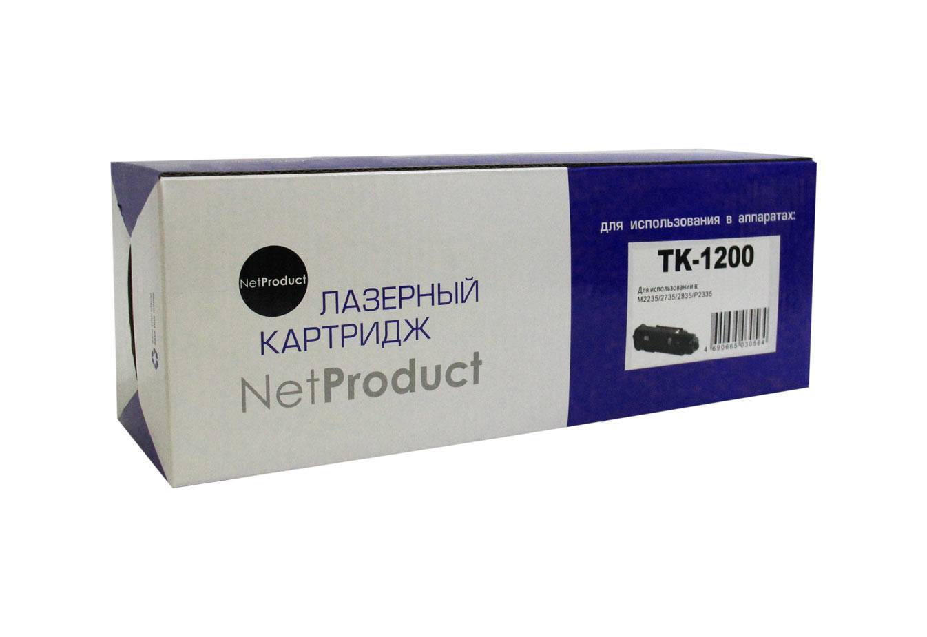 Тонер-картридж NetProduct (N-TK-1200) для Kyocera-Mita M2235/2735/2835/P2335, 3K