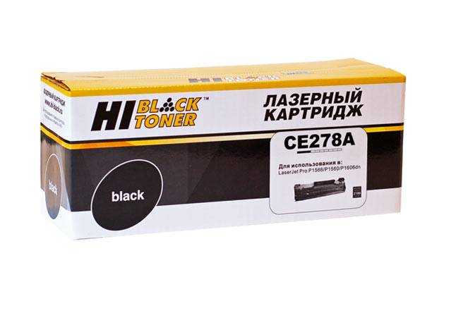 Картридж Hi-Black (HB-CE278A) для HP LJ Pro P1566/P1606dn/M1536dnf, 2,1K