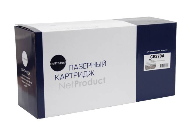 Картридж NetProduct (N-CE270A) для HP CLJ CP5520/5525/Enterprise M750, Bk, 13,5K