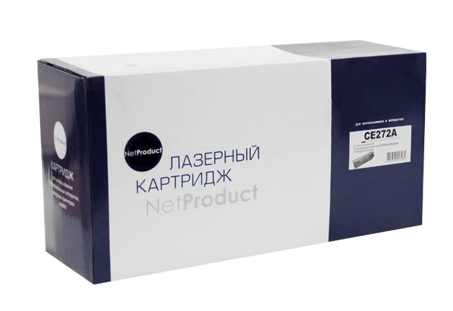 Картридж NetProduct (N-CE272A) для HP CLJ CP5520/5525/Enterprise M750, Y, 15K