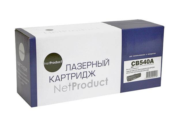 Картридж NetProduct (N-CB540A) для HP CLJ CM1300/CM1312/CP1210/CP1215, Bk, 2,2K