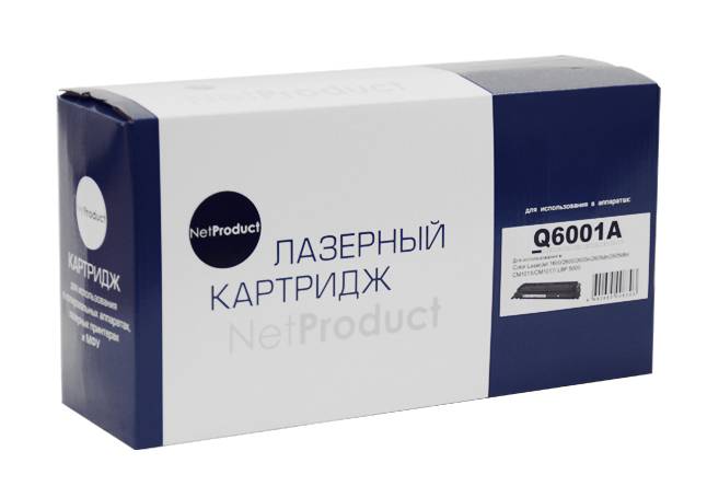 Картридж NetProduct (N-Q6001A) для HP CLJ 1600/2600/2605, C, 2K