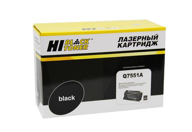 Картридж Hi-Black (HB-Q7551A) для HP LJ P3005/M3027MFP/M3035MFP, 6,5K